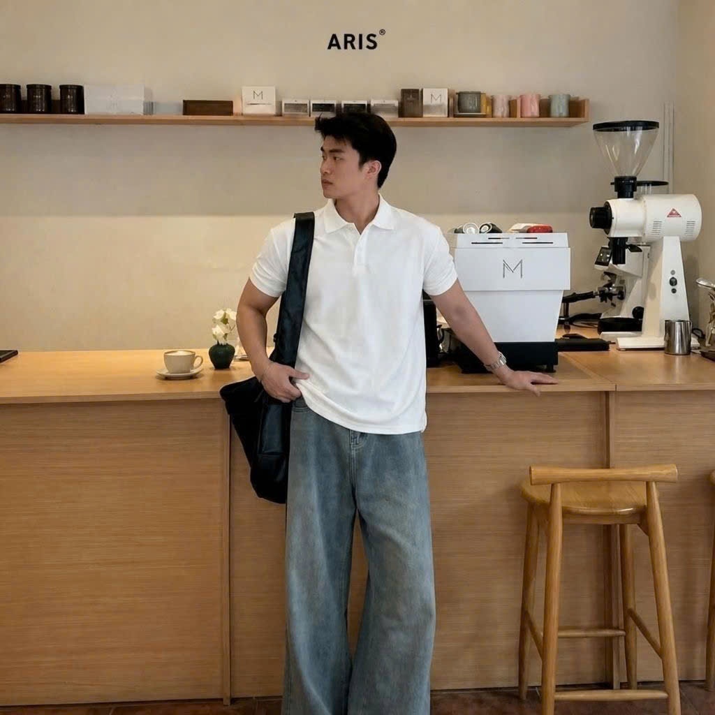 Gợi ý mặc Polo Crop Cleanfit ARIS